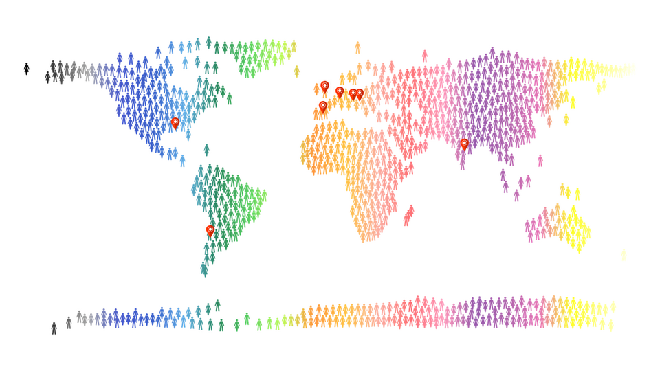 world map
